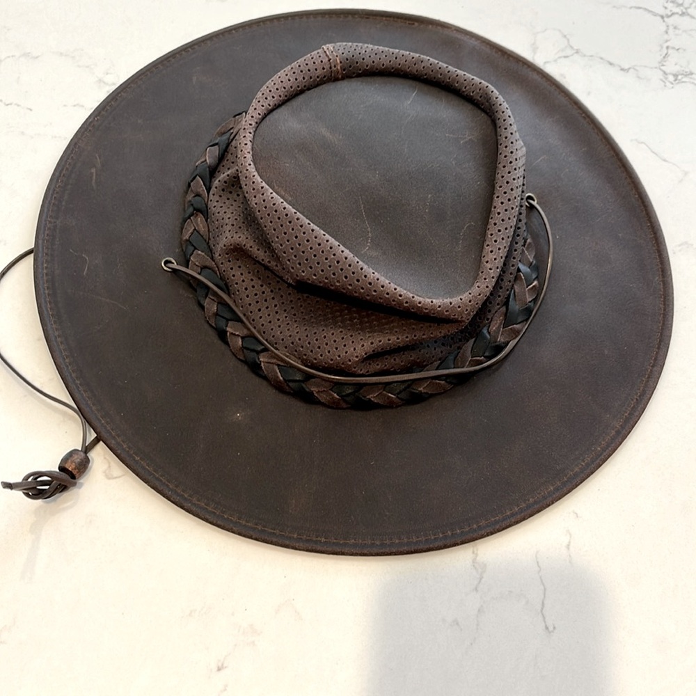 Leather Western Hat